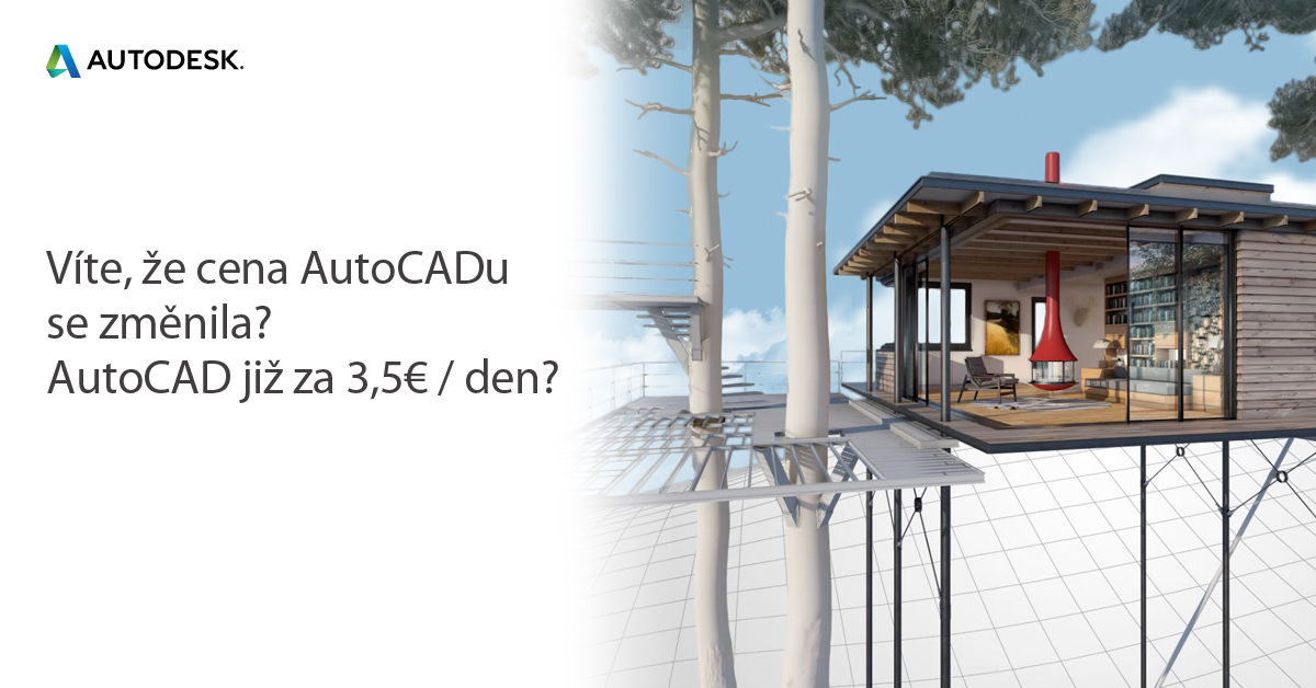 AutoCAD za 3,5€ denně?