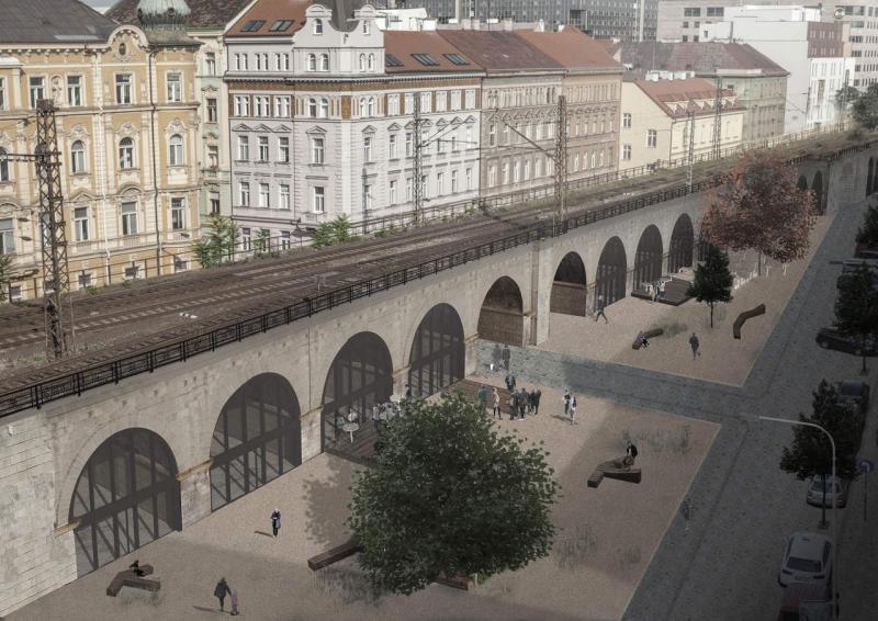 CCEA představilo architektonickou studii proměny Negrelliho viaduktu